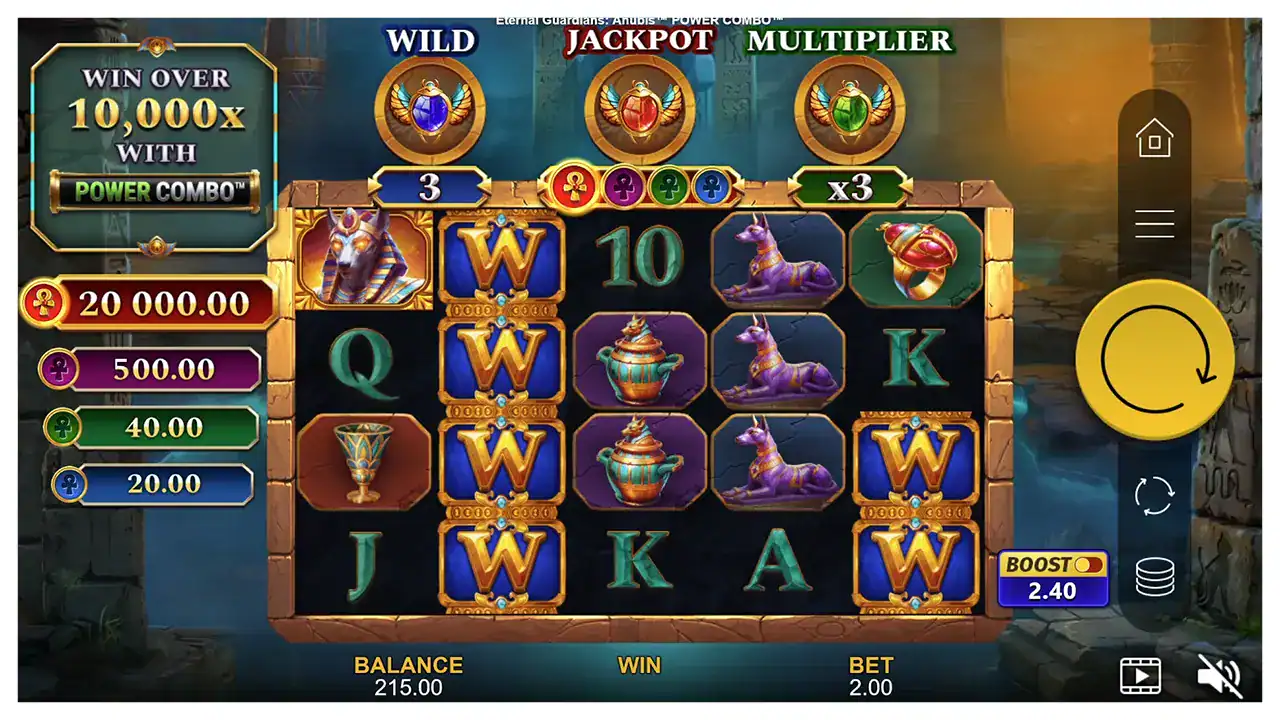 Eternal Guardians Anubis POWER COMBO s1