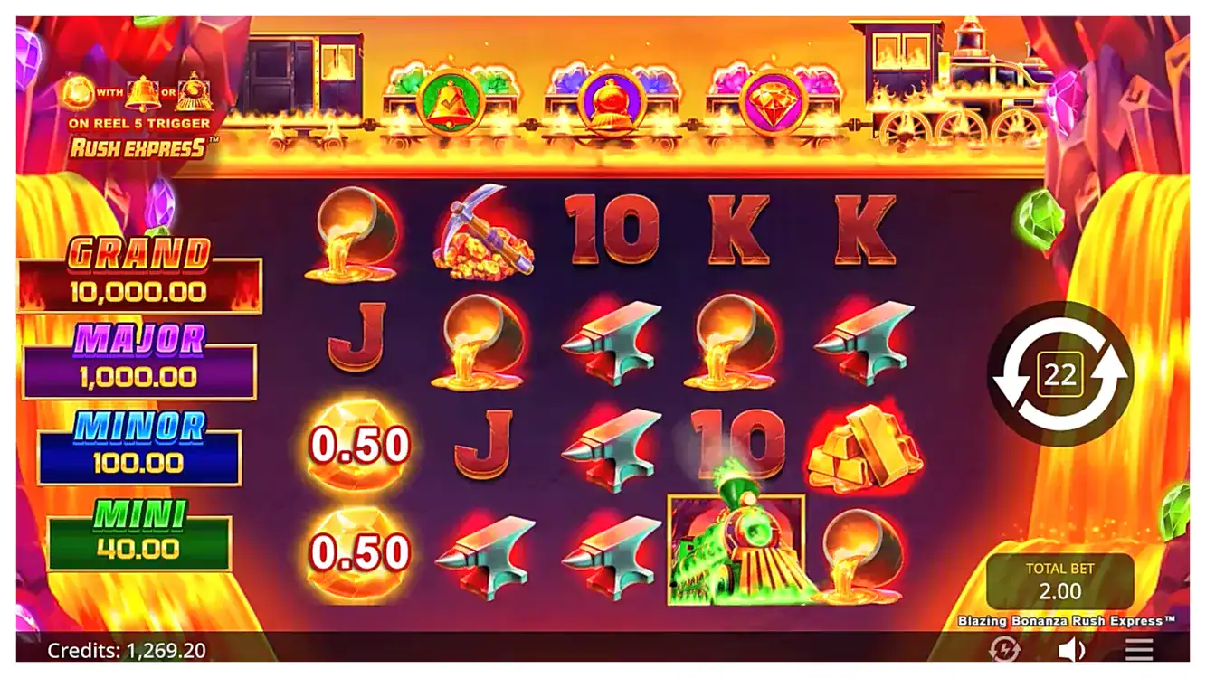 Blazing Bonanza Rush Express s1 Blazing Bonanza Rush Express s1