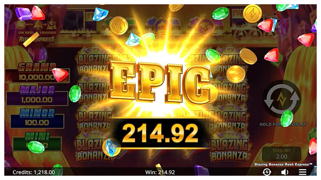 Blazing Bonanza Rush Express s2 Blazing Bonanza Rush Express s2