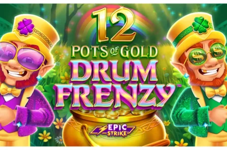 12 Pots of Gold Drum Frenzy slot cover